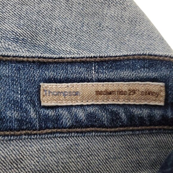 Citizens of Humanity Jeans 28 Thompson Blue Skinny Medium Wash Mid Rise COH - Picture 6 of 12